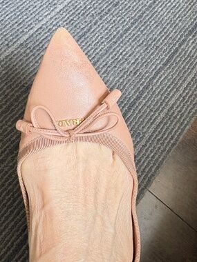 Prada nude flats size 36 1/2